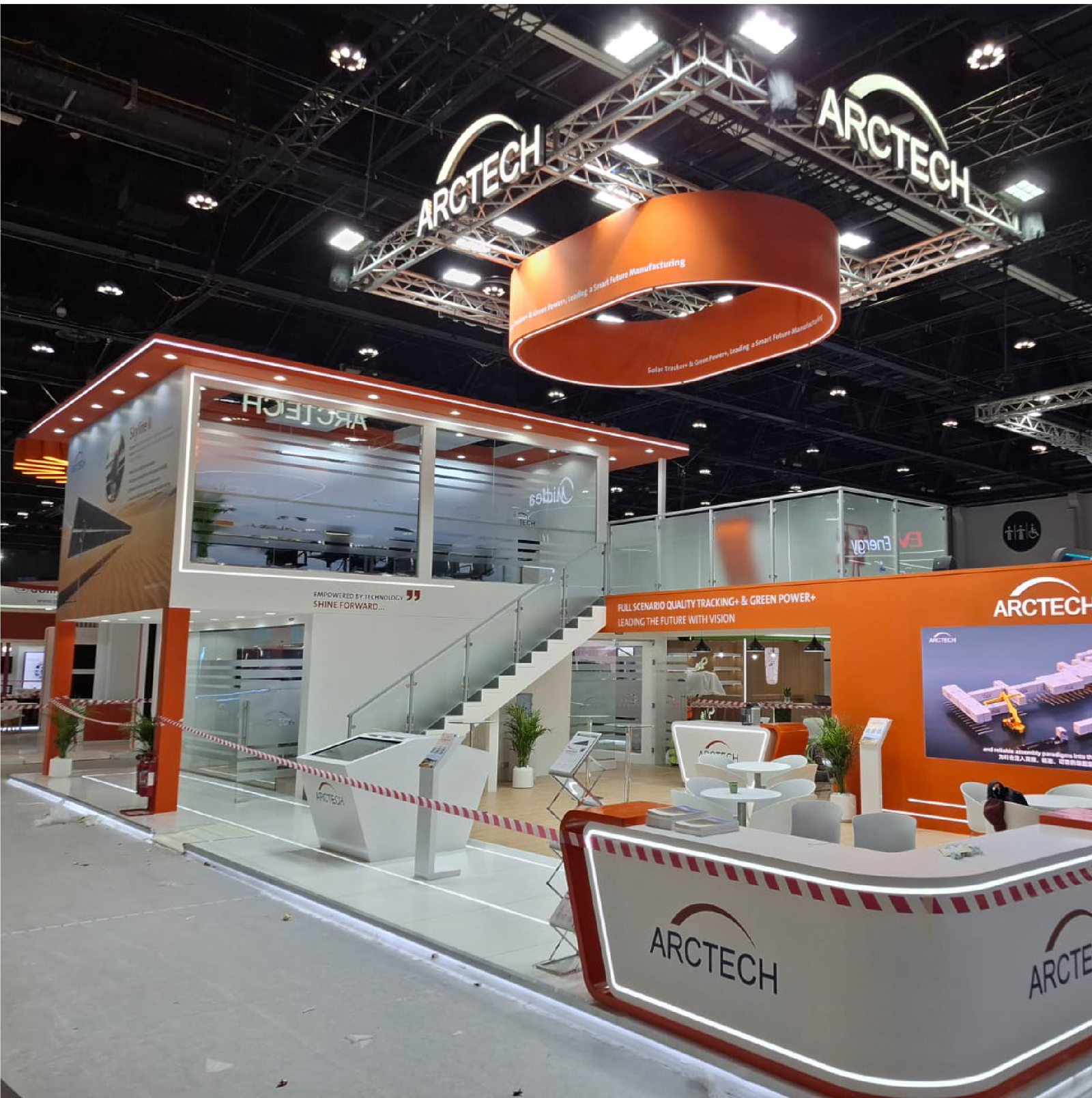 Arctech Solar exhibition stand booth MENA